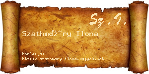 Szathmáry Ilona névjegykártya